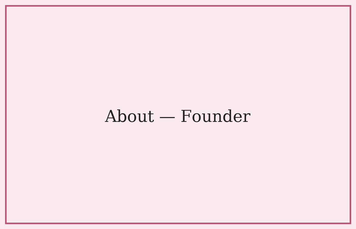 Founder portrait placeholder